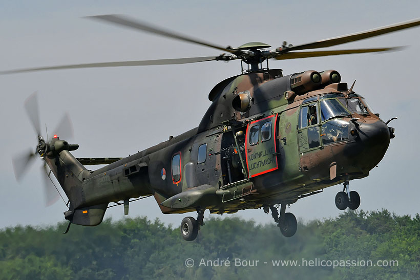 Netherlands AS532 Cougar helicopter