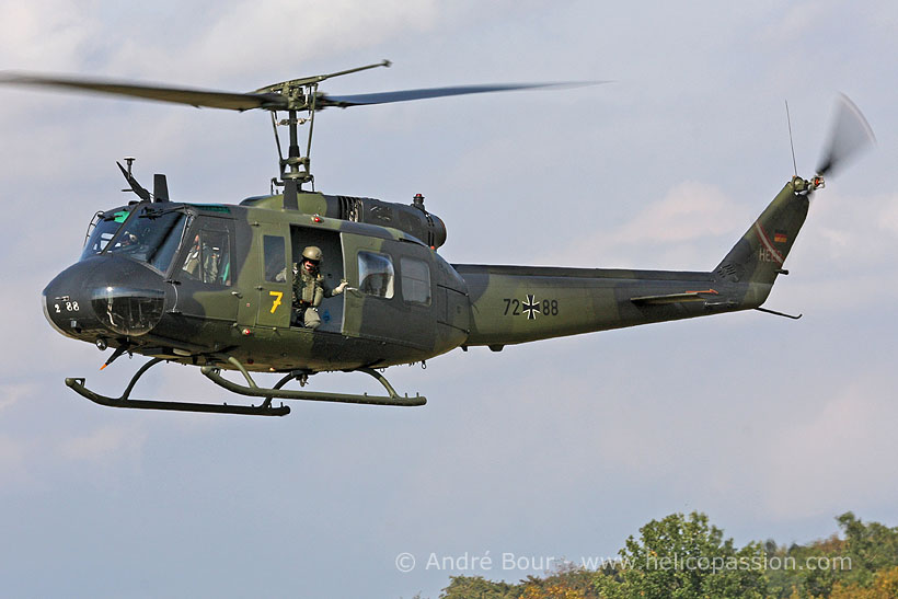 German Army UH1D Huey helicopter