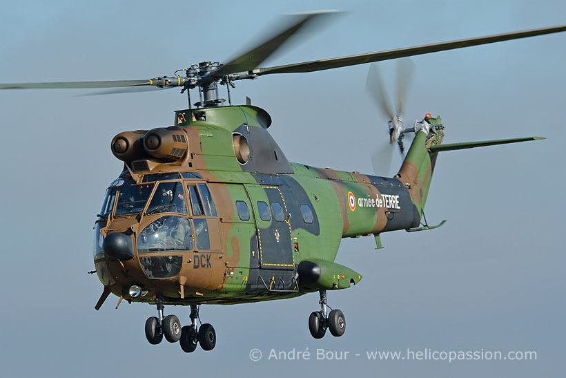 French Army SA330 Puma helicopter