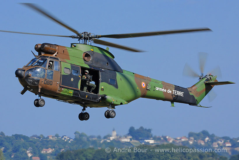 French Army SA330 Puma helicopter