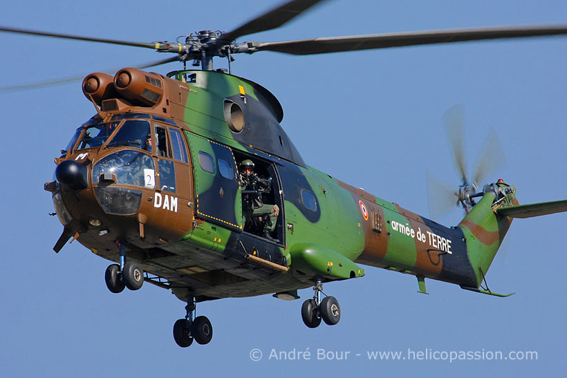 French Army SA330 Puma helicopter