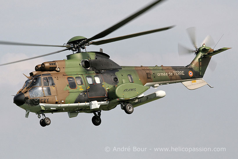 French Army AS532 Cougar Horizon helicopter