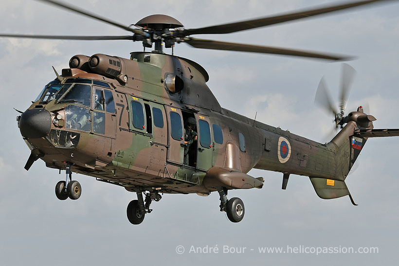 AS532 Cougar helicopter of the Slovenian Army