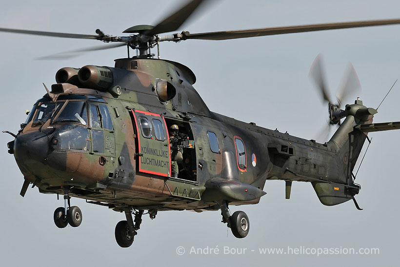 Netherlands AS532 Cougar helicopter