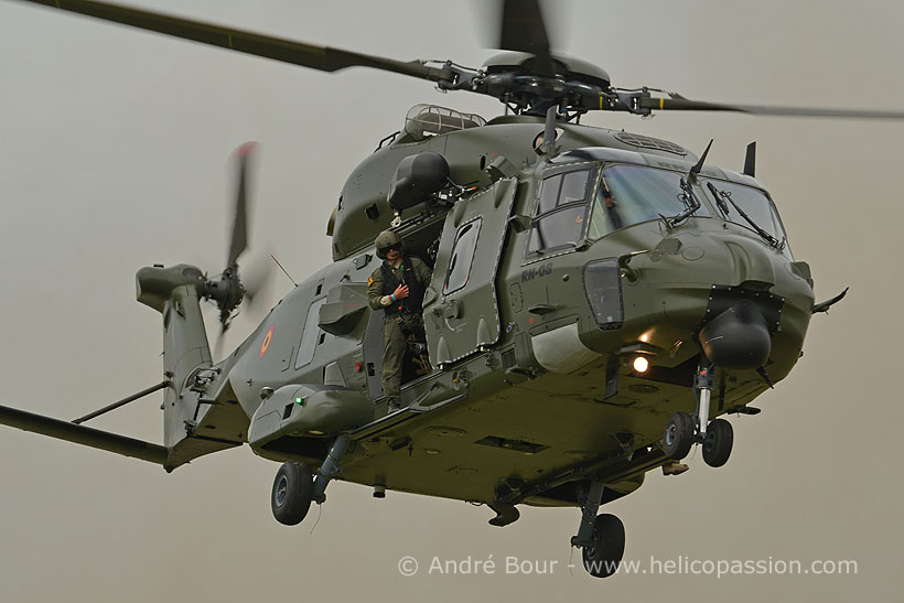 Belgian army NH90 helicopter