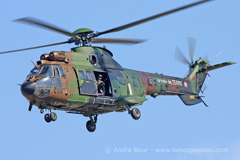 French Army AS532 Cougar helicopter