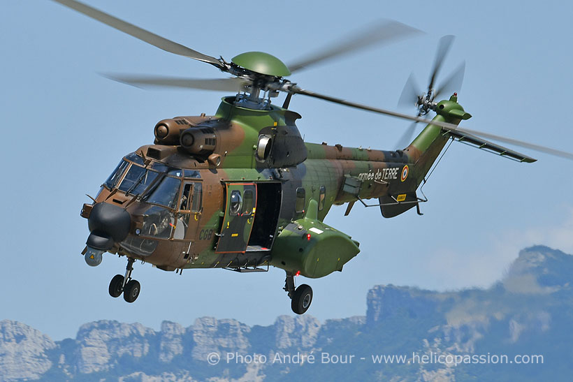 French Army AS532 Cougar helicopter