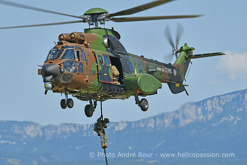 French Army AS532 Cougar helicopter