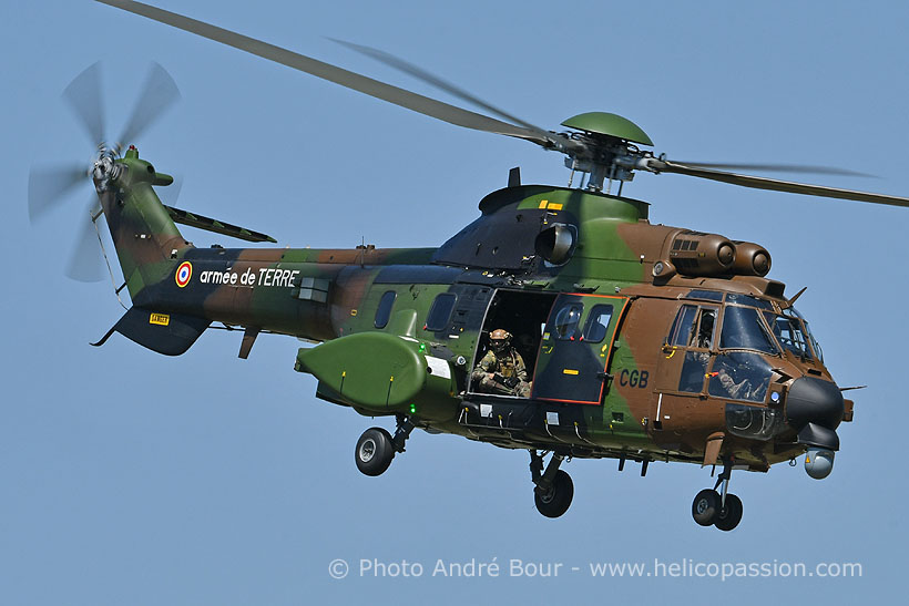 French Army AS532 Cougar helicopter