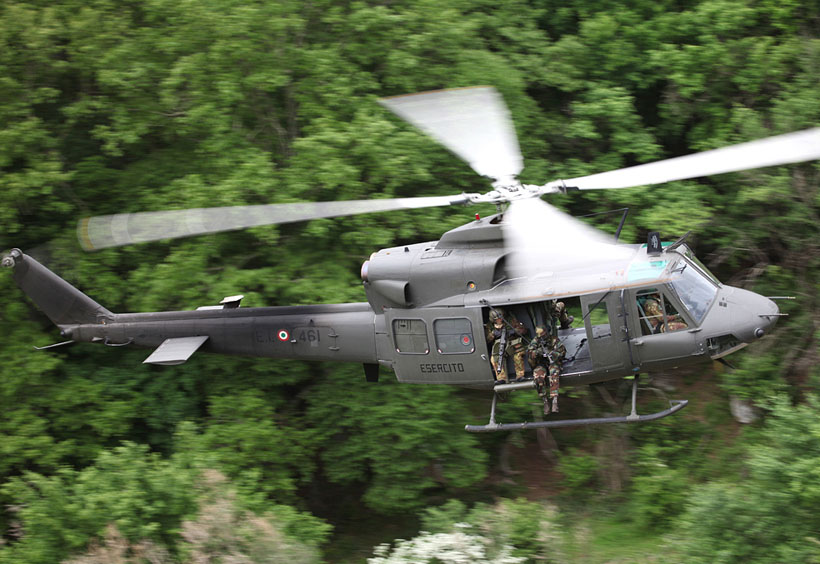 Italian Army AB412 helicopter