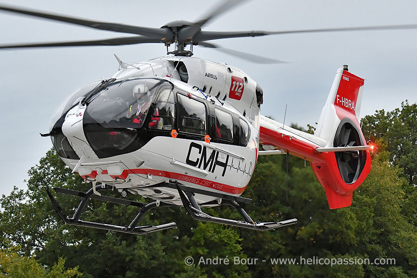 CMBH H145 D3 HEMS helicopter, Liege, Belgium