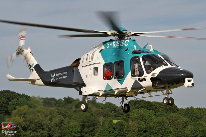 AW169 HEMS helicopter, UK