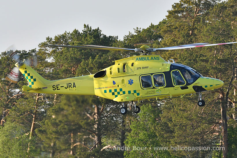 Scandinavian Air Ambulance AW169 helicopter