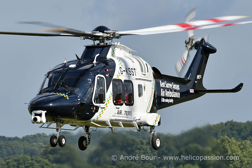 AW169 HEMS helicopter, UK