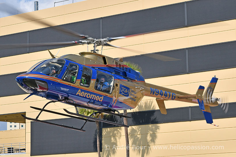 Tampa General Hospital Bell 407 Aeromed helicopter