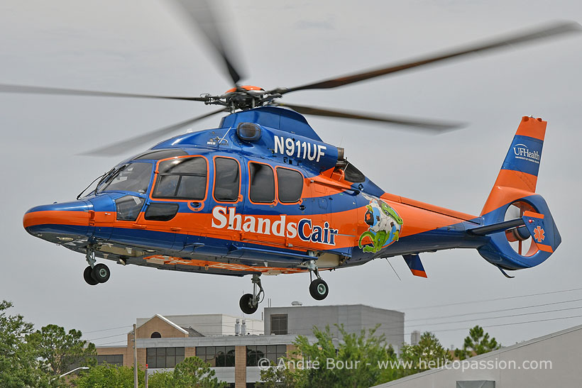 University of Florida Health EC155 ShandsCair helicopter