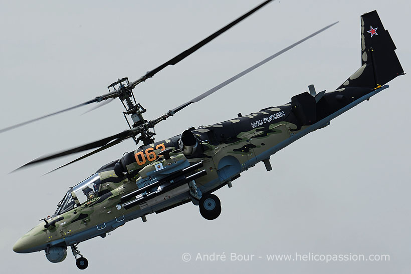 Russian Army KA52 Alligator helicopter