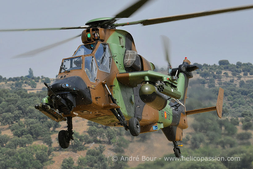 Spanish FAMET Tiger HAD attack helicopter