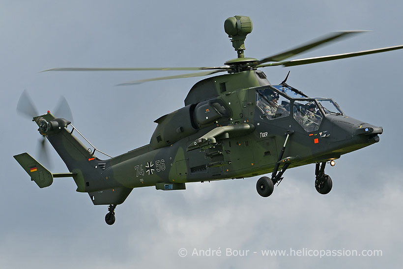 German Army EC665 Tiger KHS helicopter