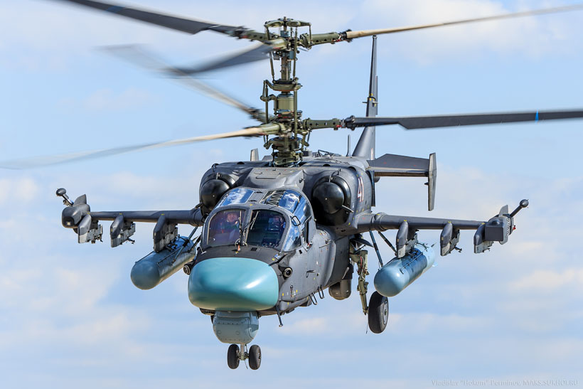 Russian Army KA52 Alligator helicopter