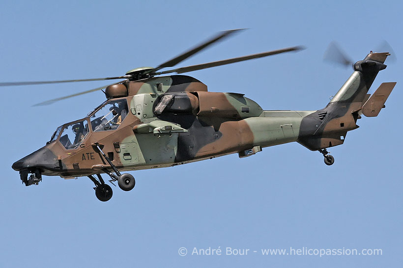 French Army EC665 Tiger attack helicopter