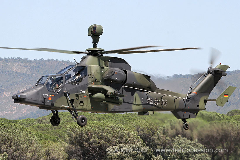 German Army EC665 Tiger KHS helicopter