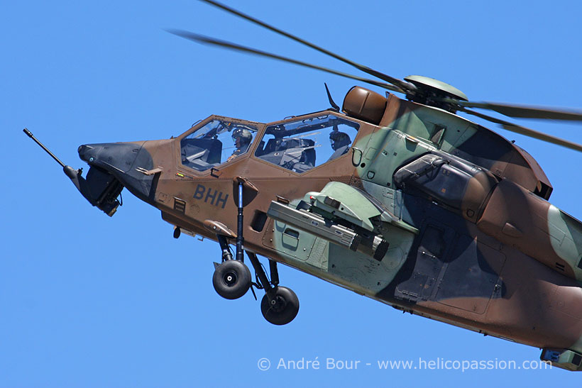 French Army EC665 Tiger attack helicopter