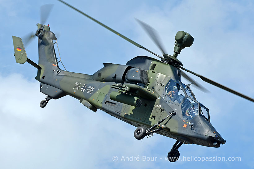 German Army EC665 Tiger KHS helicopter