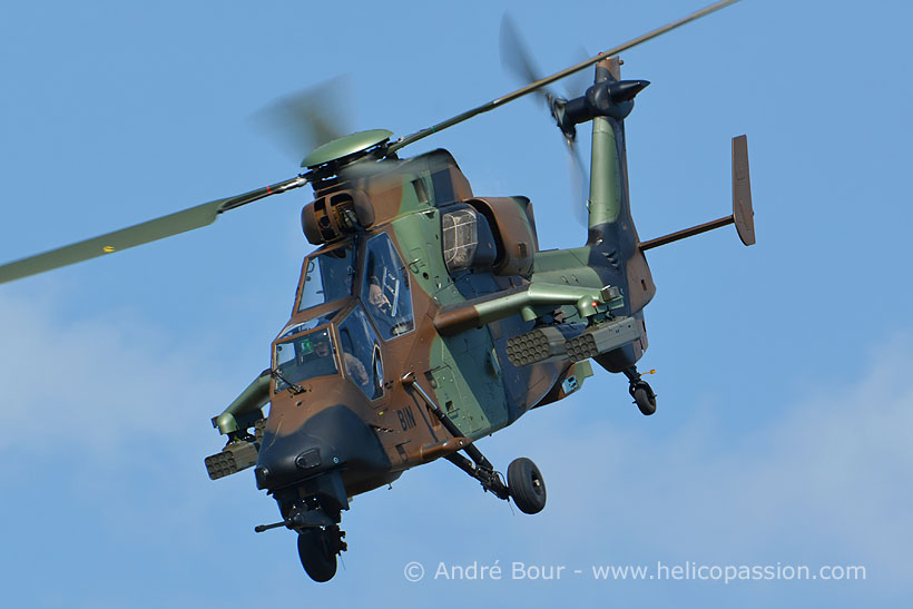 French Army EC665 Tiger attack helicopter