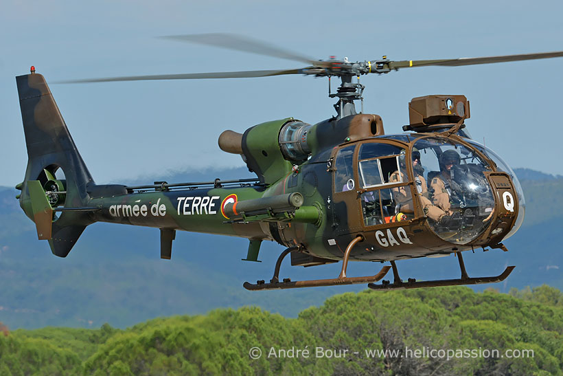 French Army SA342 Gazelle HOT helicopter