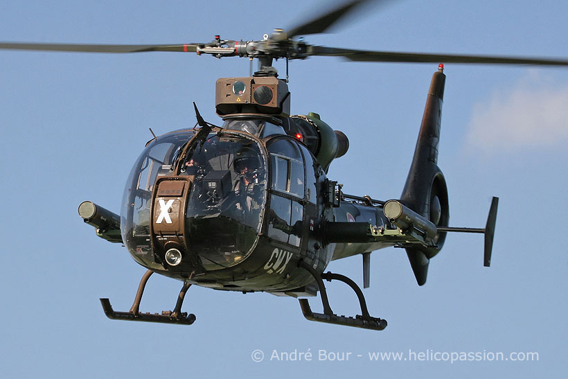 French Army SA342 Gazelle HOT helicopter