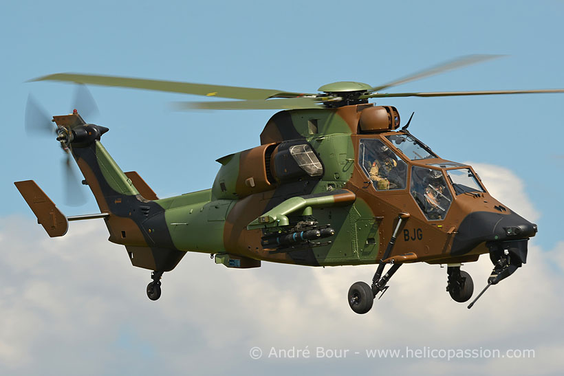 French Army EC665 Tiger HAD attack helicopter