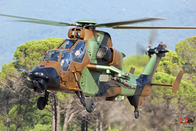 French Army EC665 Tiger HAD attack helicopter