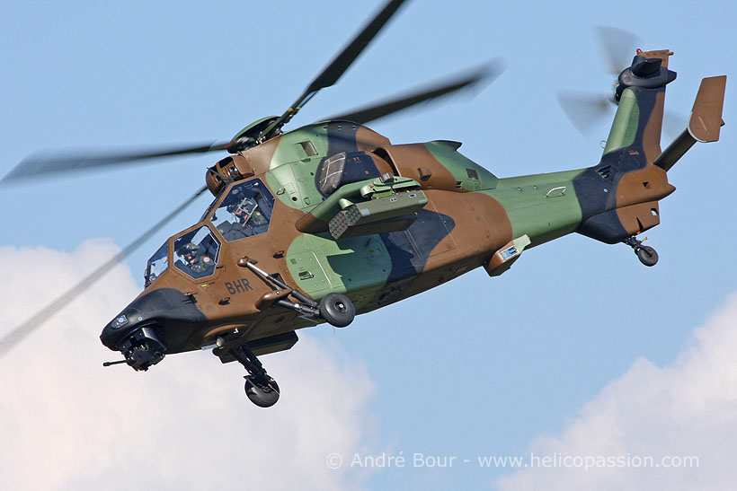 French Army EC665 Tiger attack helicopter