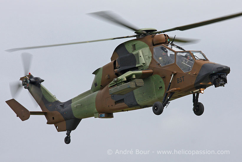 French Army EC665 Tiger attack helicopter