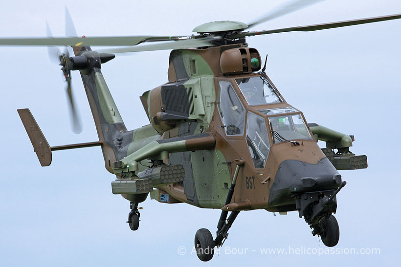 French Army EC665 Tiger attack helicopter