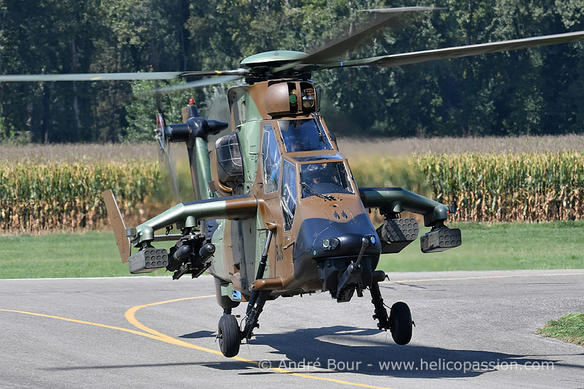 French Army EC665 Tiger HAD attack helicopter