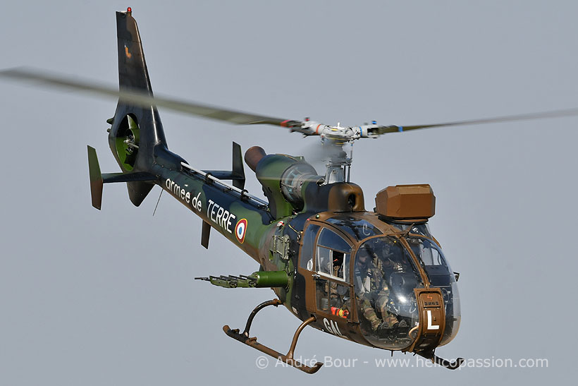 French Army SA342 Gazelle HOT helicopter