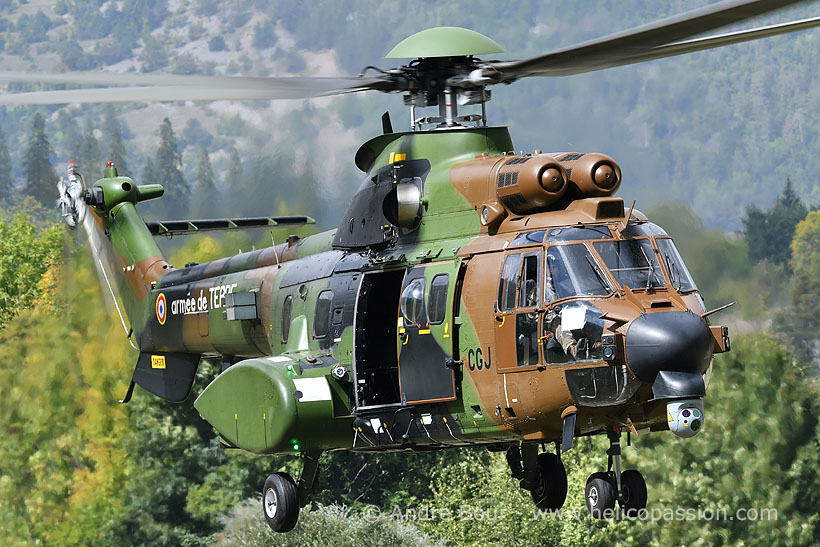 French Army AS532 Cougar helicopter