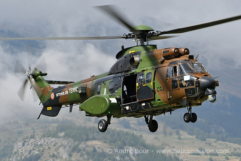 French Army AS532 Cougar helicopter