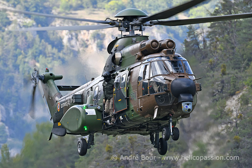 French Army AS532 Cougar helicopter