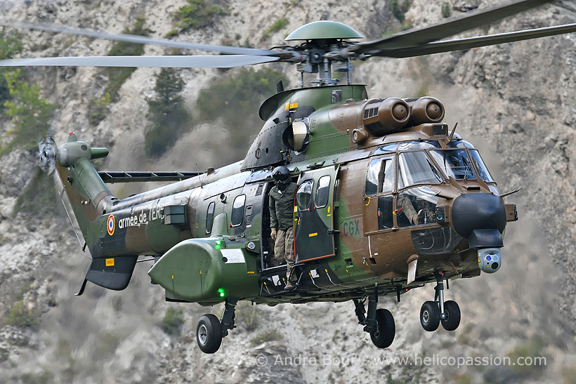 French Army AS532 Cougar helicopter