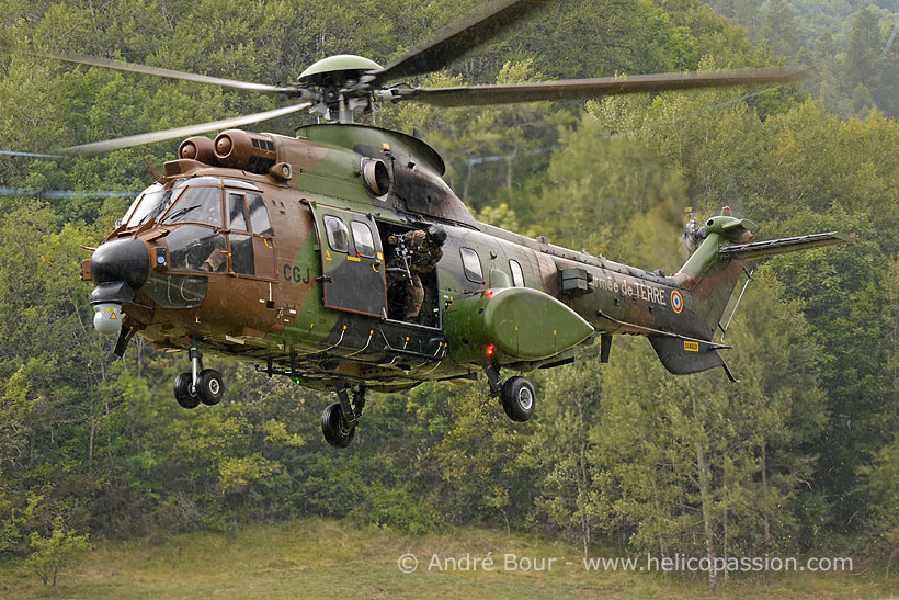 French Army AS532 Cougar helicopter