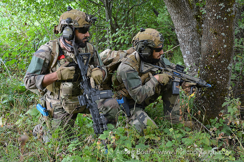 French soldiers of the 27th Mountain Infantry Brigade