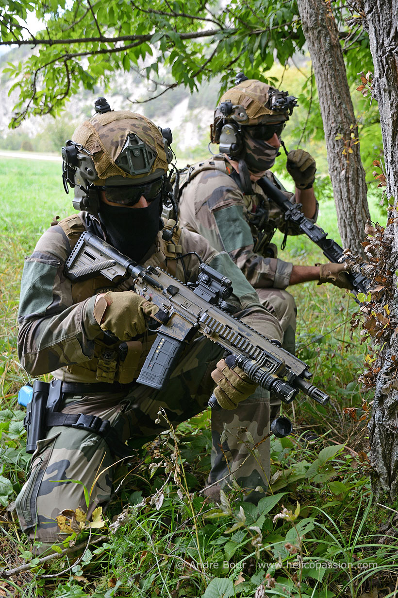 French soldiers of the 27th Mountain Infantry Brigade