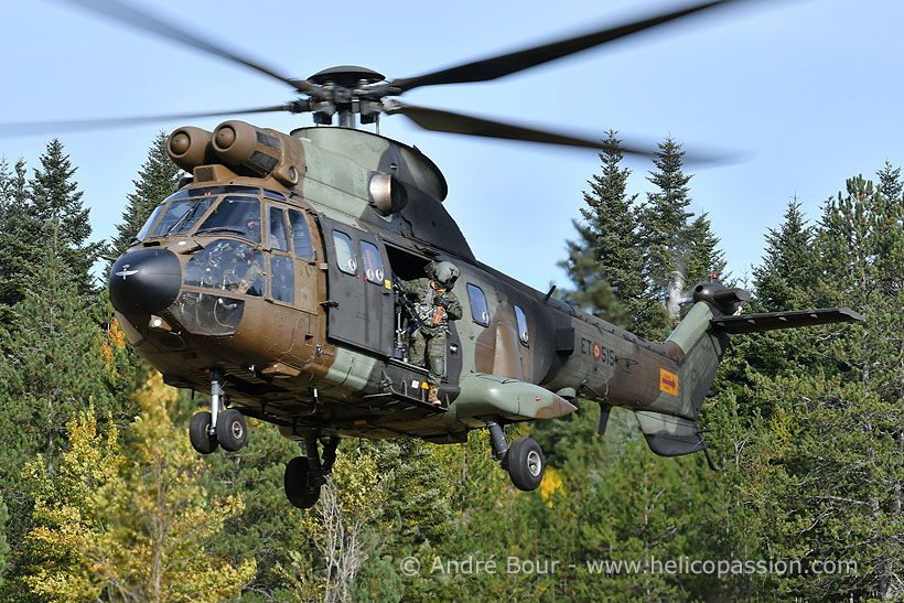 Spanish Army AS332 SuperPuma helicopter