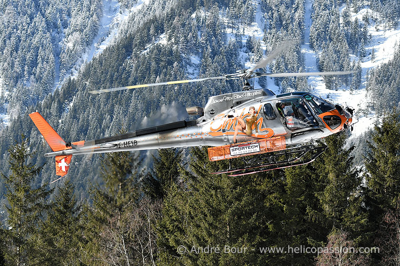 Chamonix Mont-Blanc AS350 B3 F-HESB Ecureuil helicopter