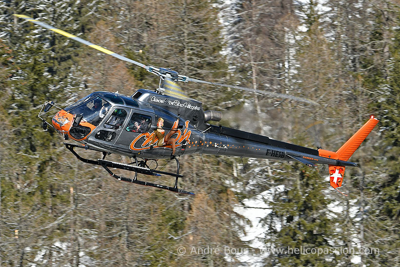 Chamonix Mont-Blanc AS350 B3 F-HESB Ecureuil helicopter