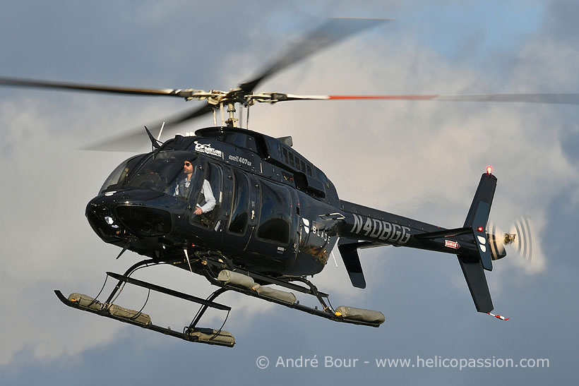 Bell 407 helicopter