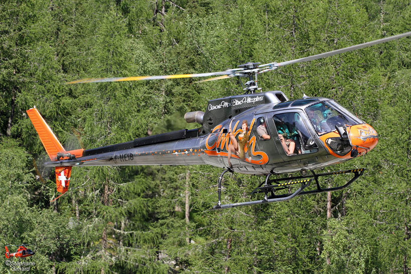 Chamonix Mont-Blanc AS350 B3 F-HESB Ecureuil helicopter